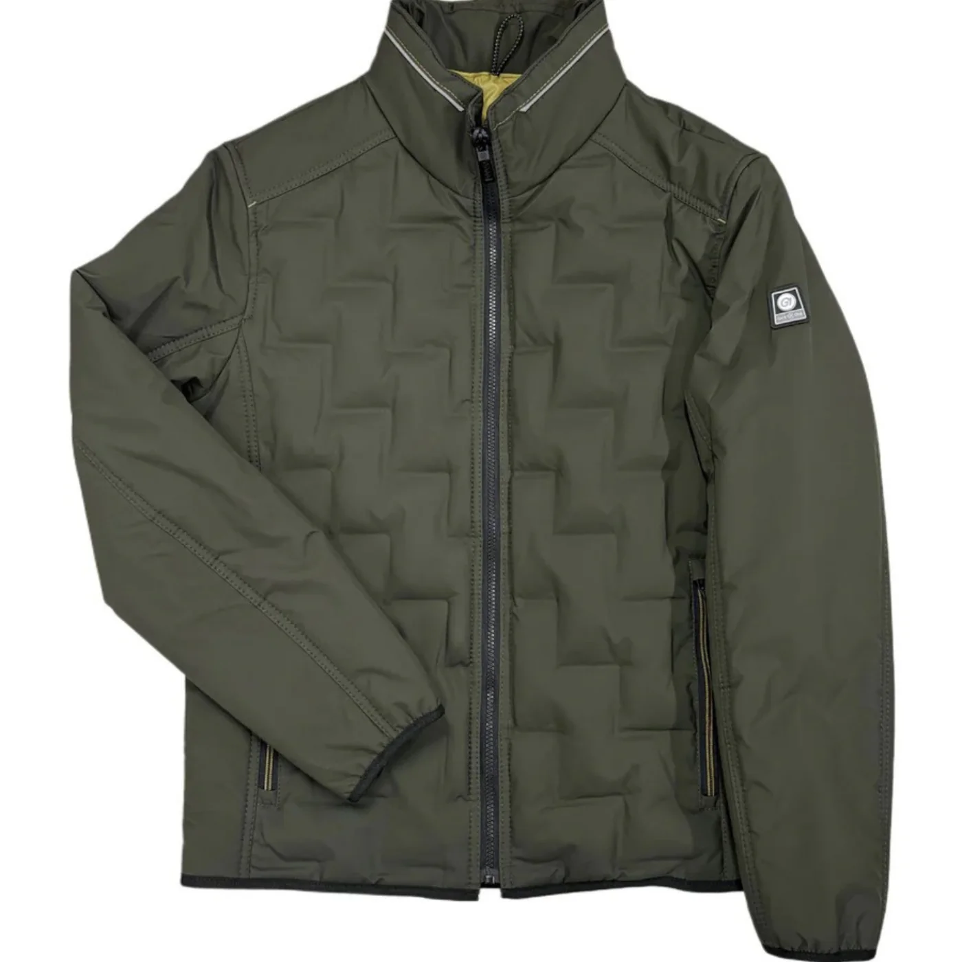 Gate one Casual Quilted Jacket |Green